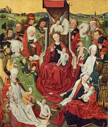 Dortmund Propsteikirche, Derick Baegert Altarbild, panneau gauche
